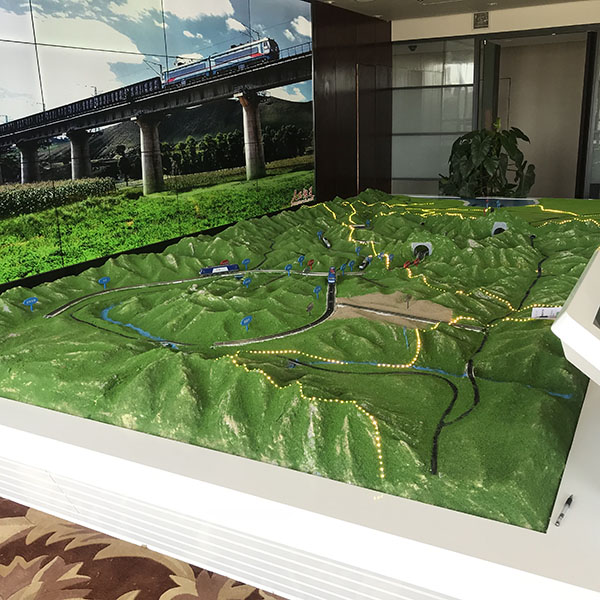 铁路交通地形AG真人国际·[中国]官方网站制作案例